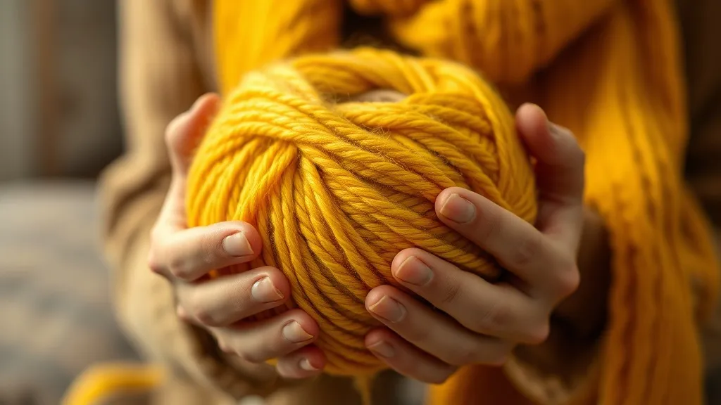Dream symbol: yellow knit wool: symbolism: Handmade and Personal Connection