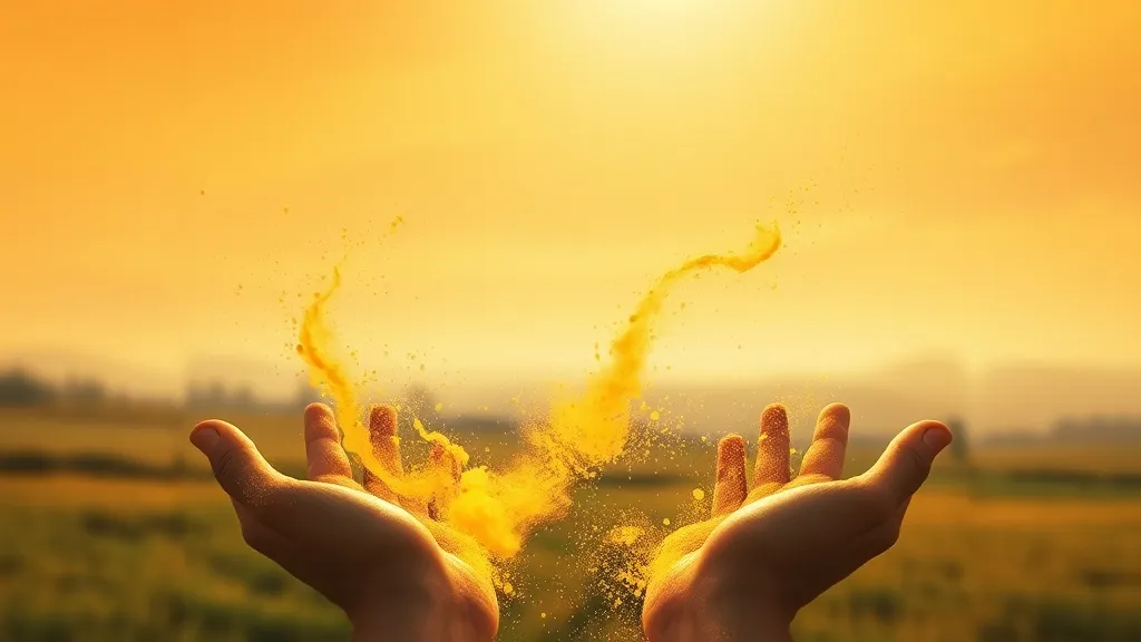 Dream symbol: yellow powder: scenarios: Dream about Yellow Powder Blowing in the Wind