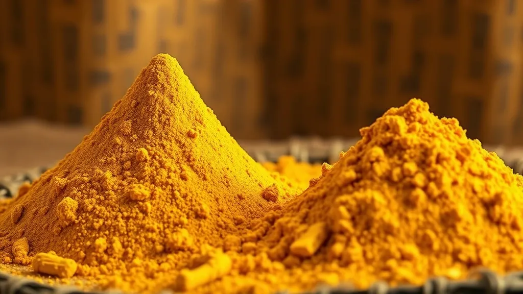 Dream symbol: yellow turmeric: scenarios: Dreaming of a Large Amount of Yellow Turmeric