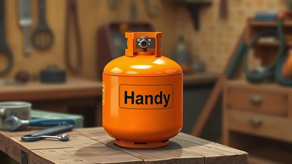 Dream symbol: orange handy gas cylinder: symbolism: Handy as a Symbol of Practicality and Resourcefulness