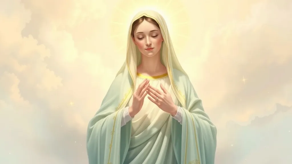 Dream symbol: our lady of mediatrix of all grace: scenarios: Vision of Our Lady of Mediatrix in a Dream