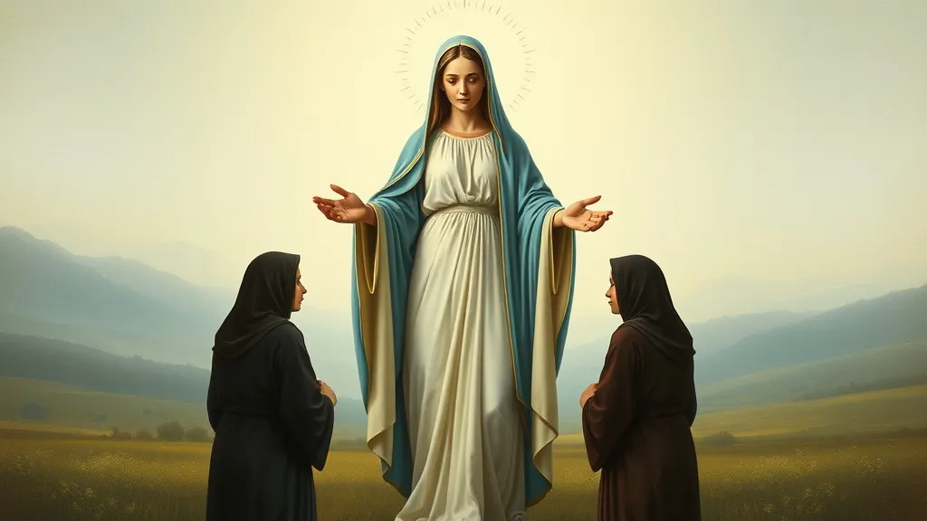 Dream symbol: our lady of mediatrix of all grace: symbolism: Seeking Reconciliation and Unity