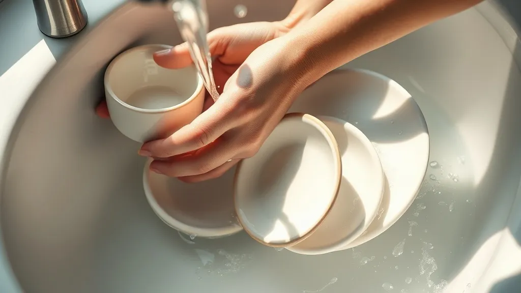 Dream symbol: ceramic plate and cup: scenarios: Dreaming of washing ceramic plates and cups