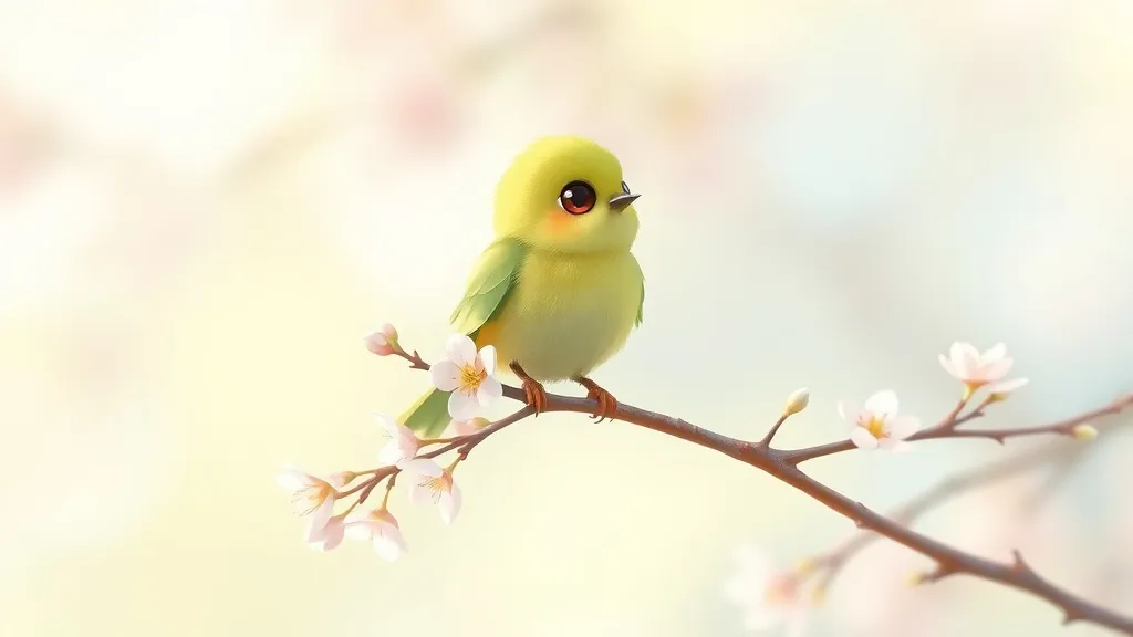 Dream symbol: green small bird: symbolism: Innocence and Purity