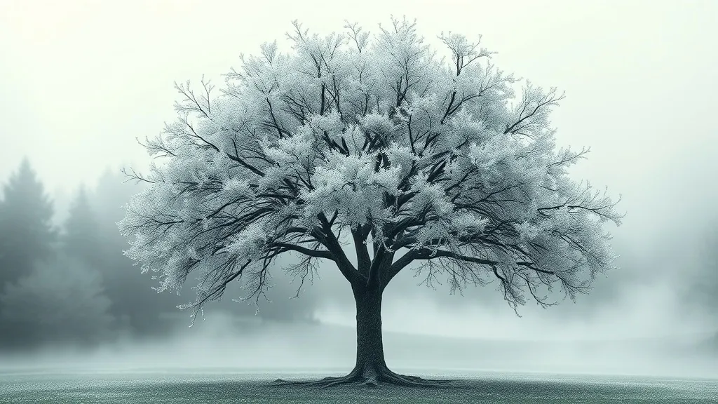 Dream symbol: tree with white powder: demographics: Individuals Facing Uncertainty or Fear of the Future