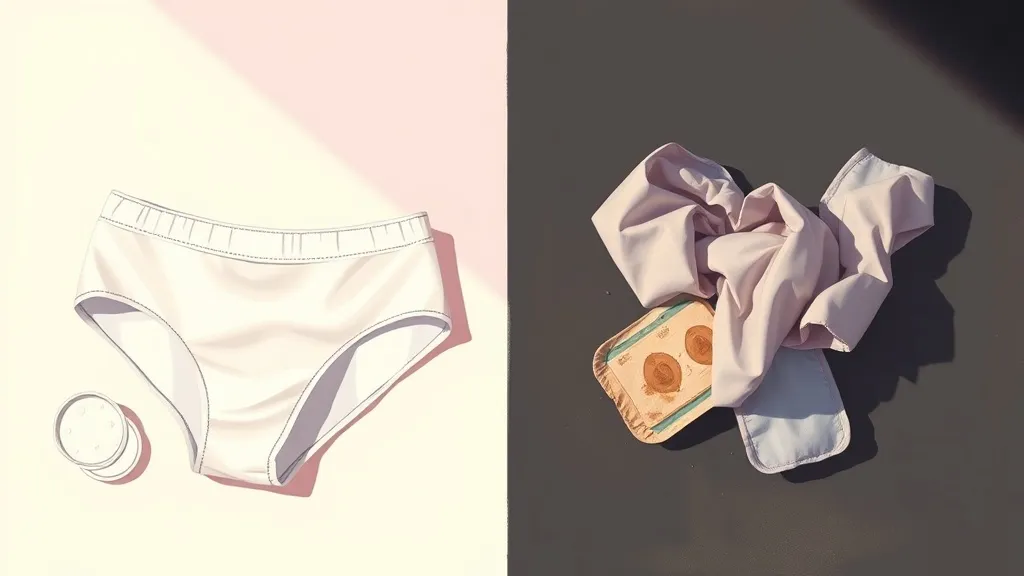 Dream symbol: underwear and sanitary pad: symbolism: Purity and Cleanliness (or lack thereof)