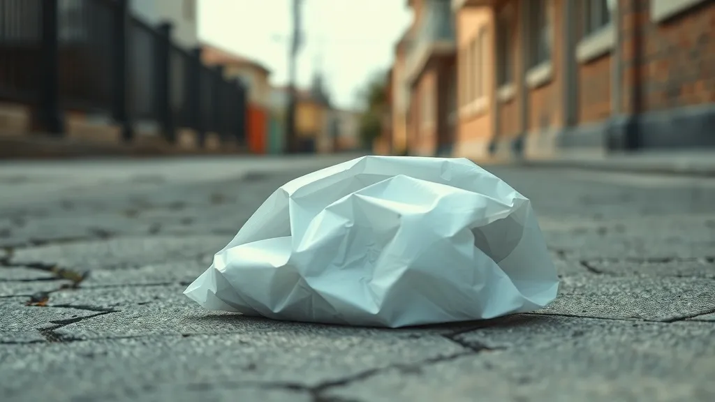Dream symbol: white plastic bag: symbolism: Simple and Unremarkable Existence