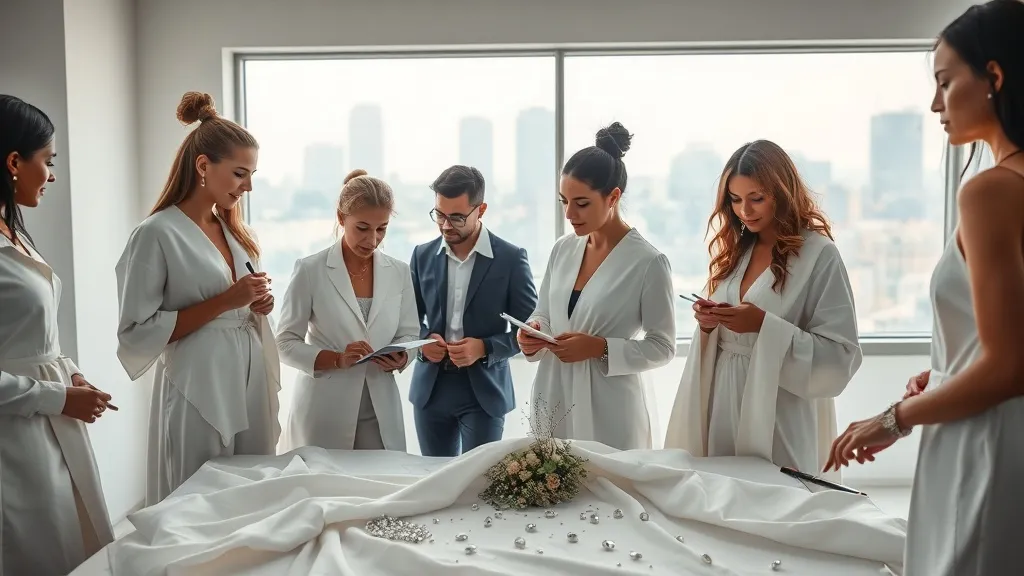 Dream symbol: white apparels with silver stones: demographics: People in the Fashion Industry