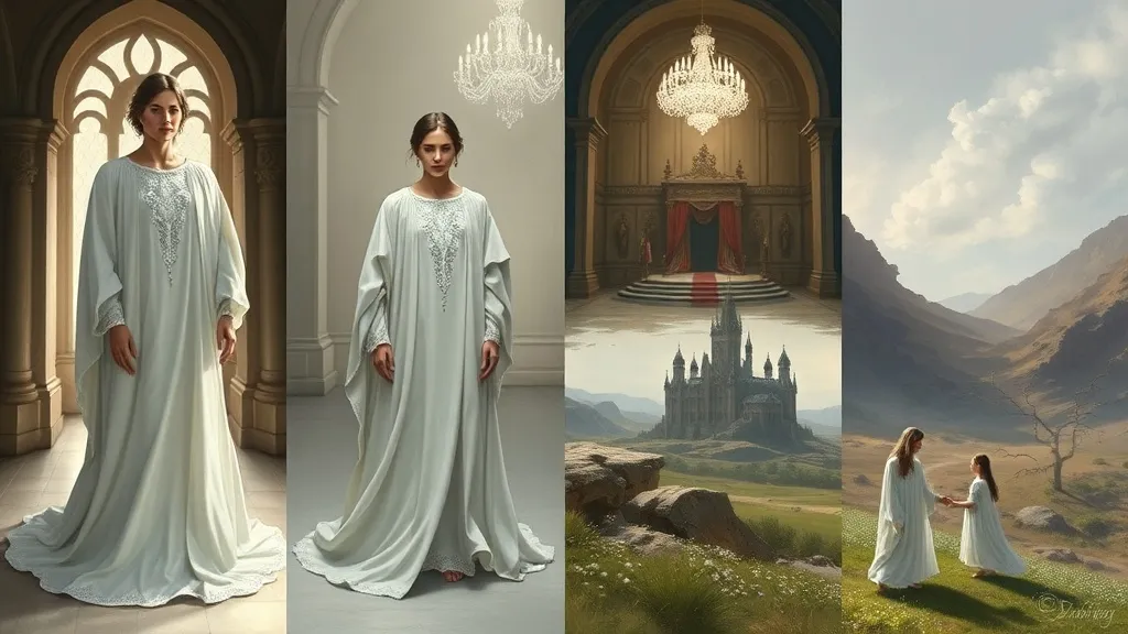 Dream symbol: white apparels with silver stones: scenarios: Dreams of White Apparel with Silver Stones in a Specific Location