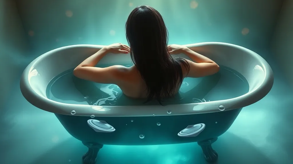 Dream symbol: woman in bath tub: symbolism: Transformation and Rebirth