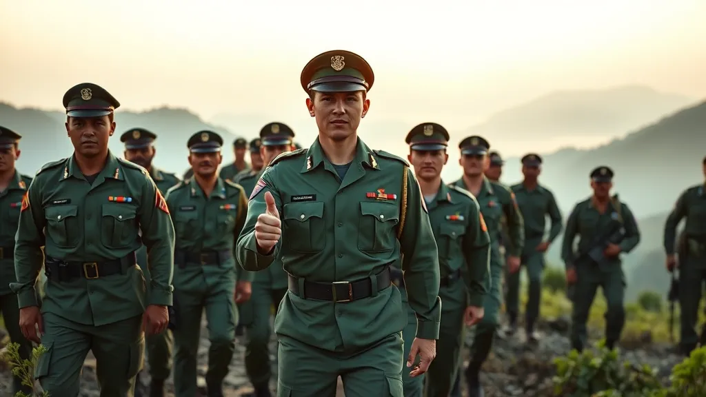 Dream symbol: army officers in green: scenarios: Dream of Army Officers in Green Leading a Mission