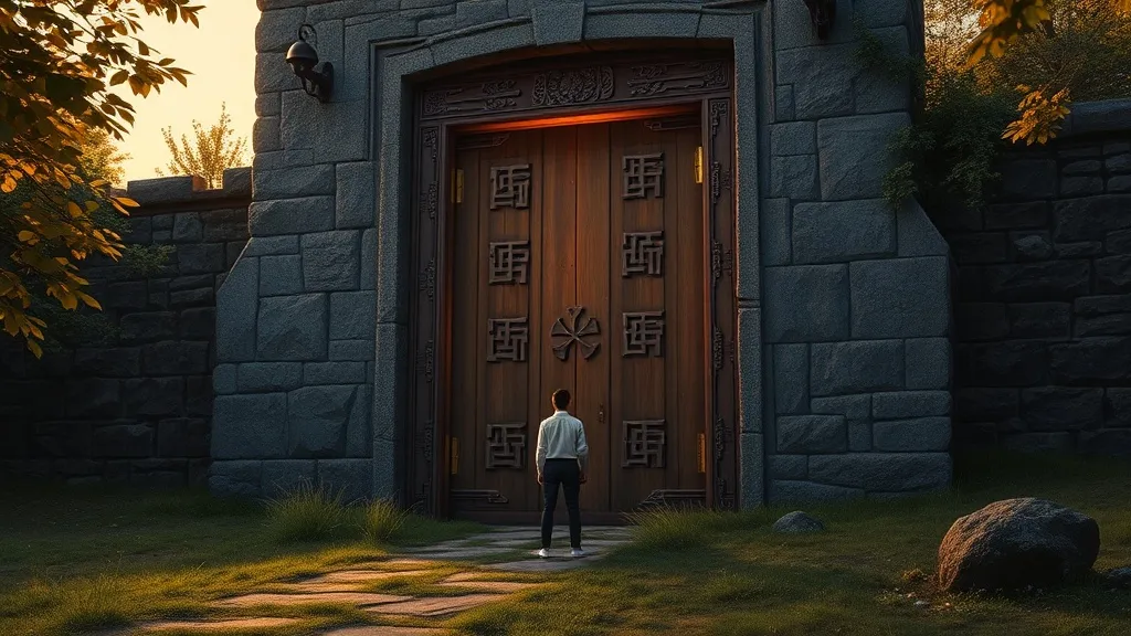 Dream symbol: big wooden doors: scenarios: Dream of Finding a Big Wooden Door
