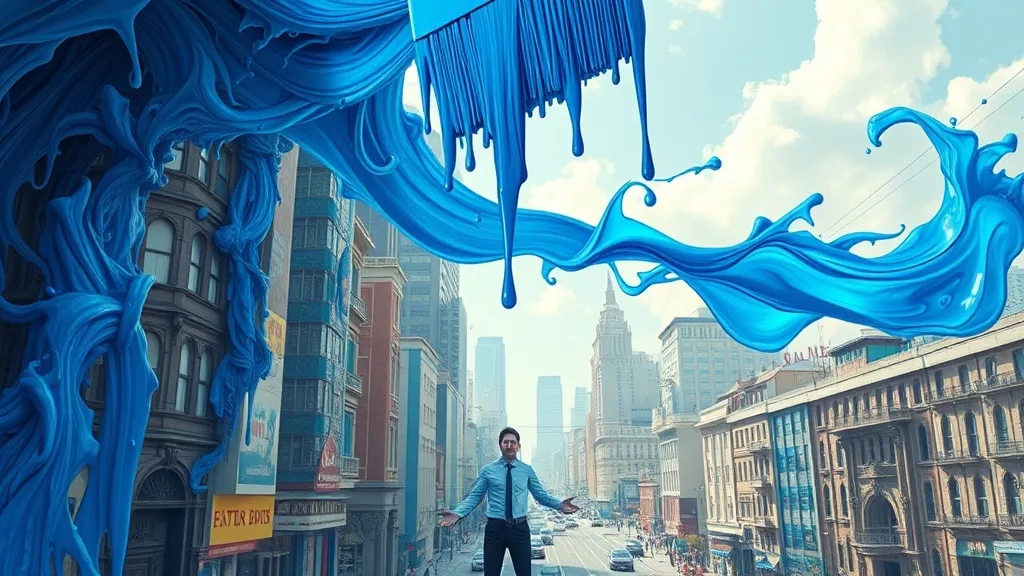 Dream symbol: blue paint: scenarios: Dream of Blue Paint Turning into Water
