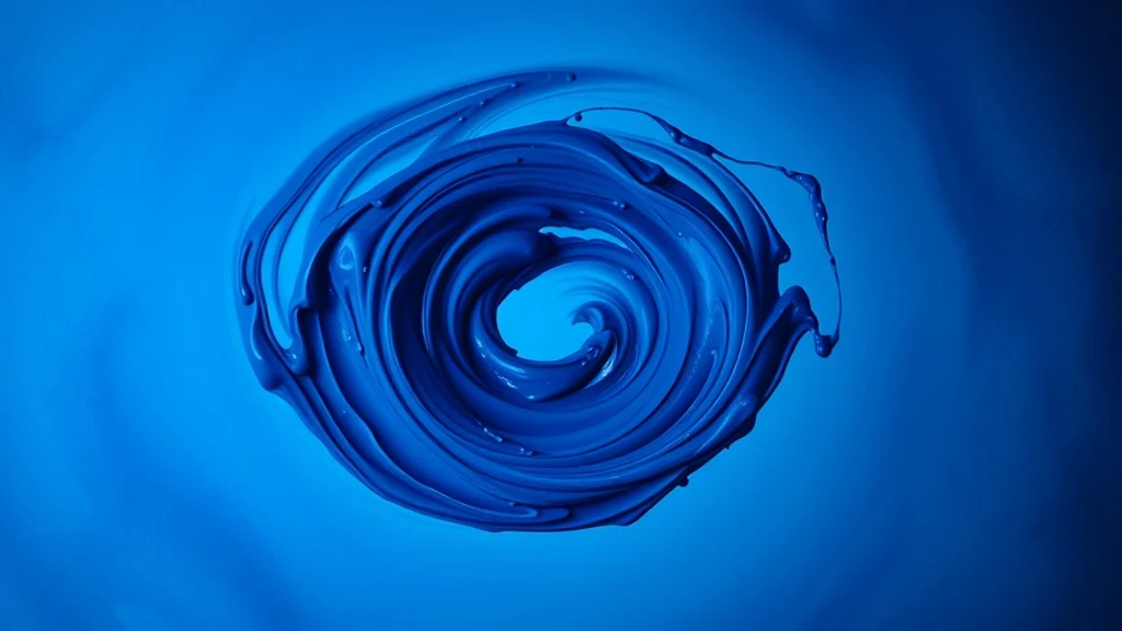 Dream symbol: blue paint: symbolism: Depth and Mystery