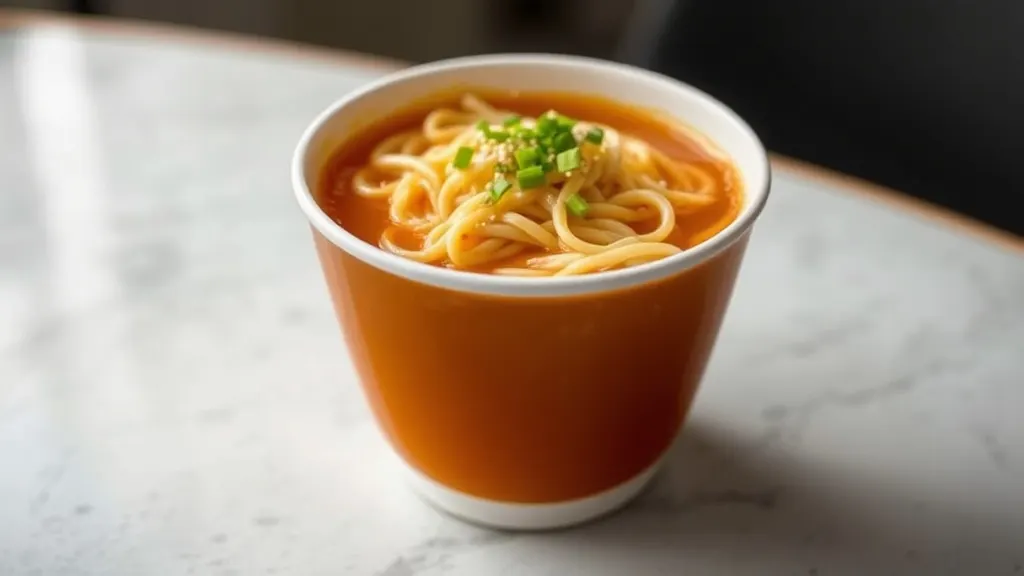 Dream symbol: cup of noodle sign: scenarios: Dream of a cup of noodles that is the perfect flavor