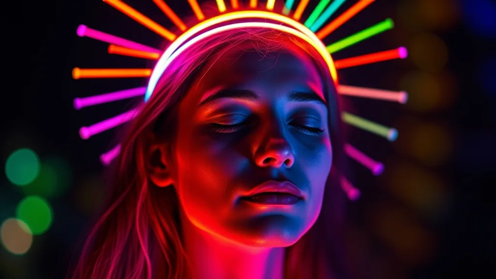 Dream symbol: glow stick headpiece: symbolism: Renewal and Rebirth