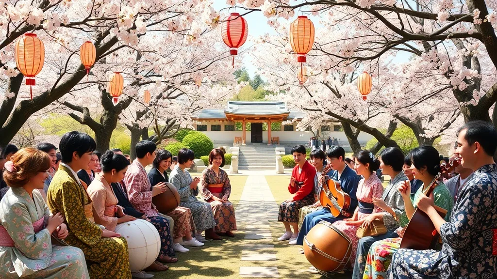 Dream symbol: japanese music: symbolism: Sign of Social Bonding and Community Unity