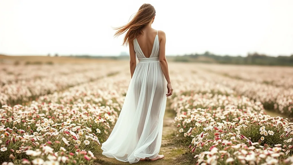 Dream symbol: long dress: symbolism: Vulnerability and Exposure