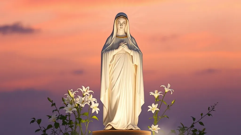 Dream symbol: mother mary statue: symbolism: Symbol of Hope and Renewal
