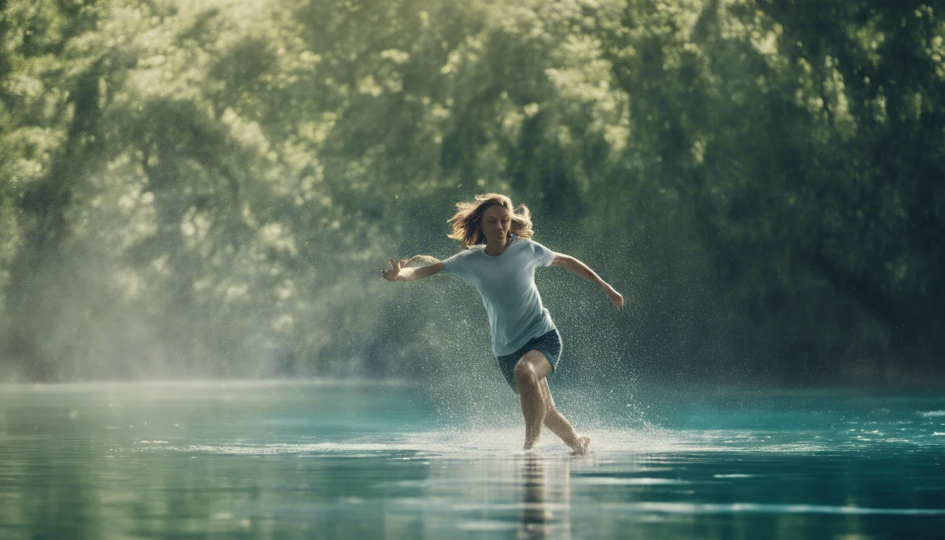 Dream symbol: running: scenarios: Dream of Running Through Water
