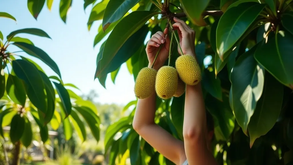 Dream symbol: soursop fruits: scenarios: Dream of Picking Soursop Fruits from a Tree