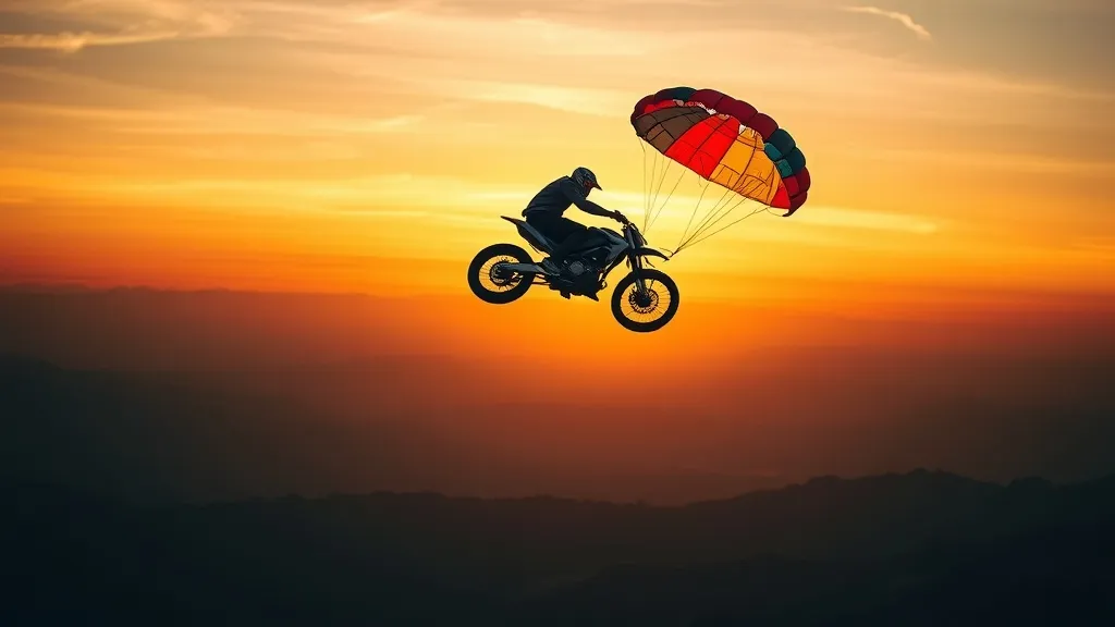 Dream symbol: stunt bikes with parachutes: demographics: Dream Symbolism in Stunt Bikes with Parachutes for Thrill-Seekers