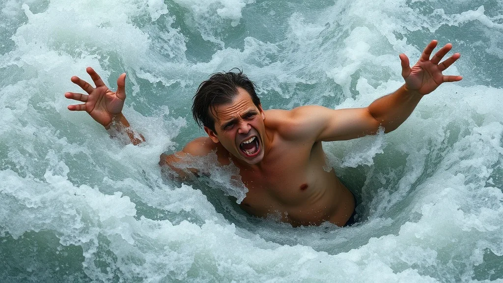 Dream symbol: force of water: scenarios: Dream of Drowning in a Strong Current