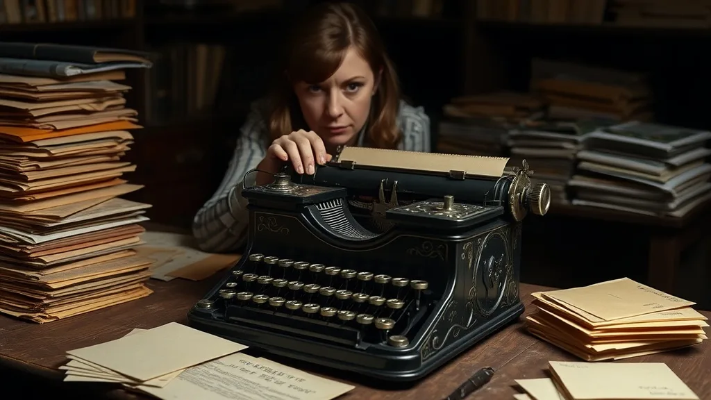 Dream symbol: antique typewriter: scenarios: Dream of typing a secret message on an antique typewriter