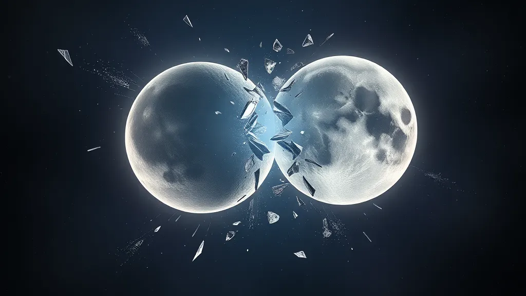 Dream symbol: collision and shattering moons: symbolism: Embodiment of Major Transformations