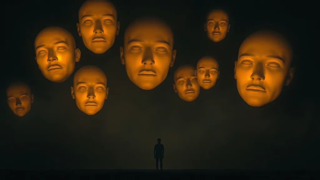 Dream symbol: enlarged glowing faces: demographics: Individuals Undergoing Life Transitions and Enlarged Glowing Faces in Dreams