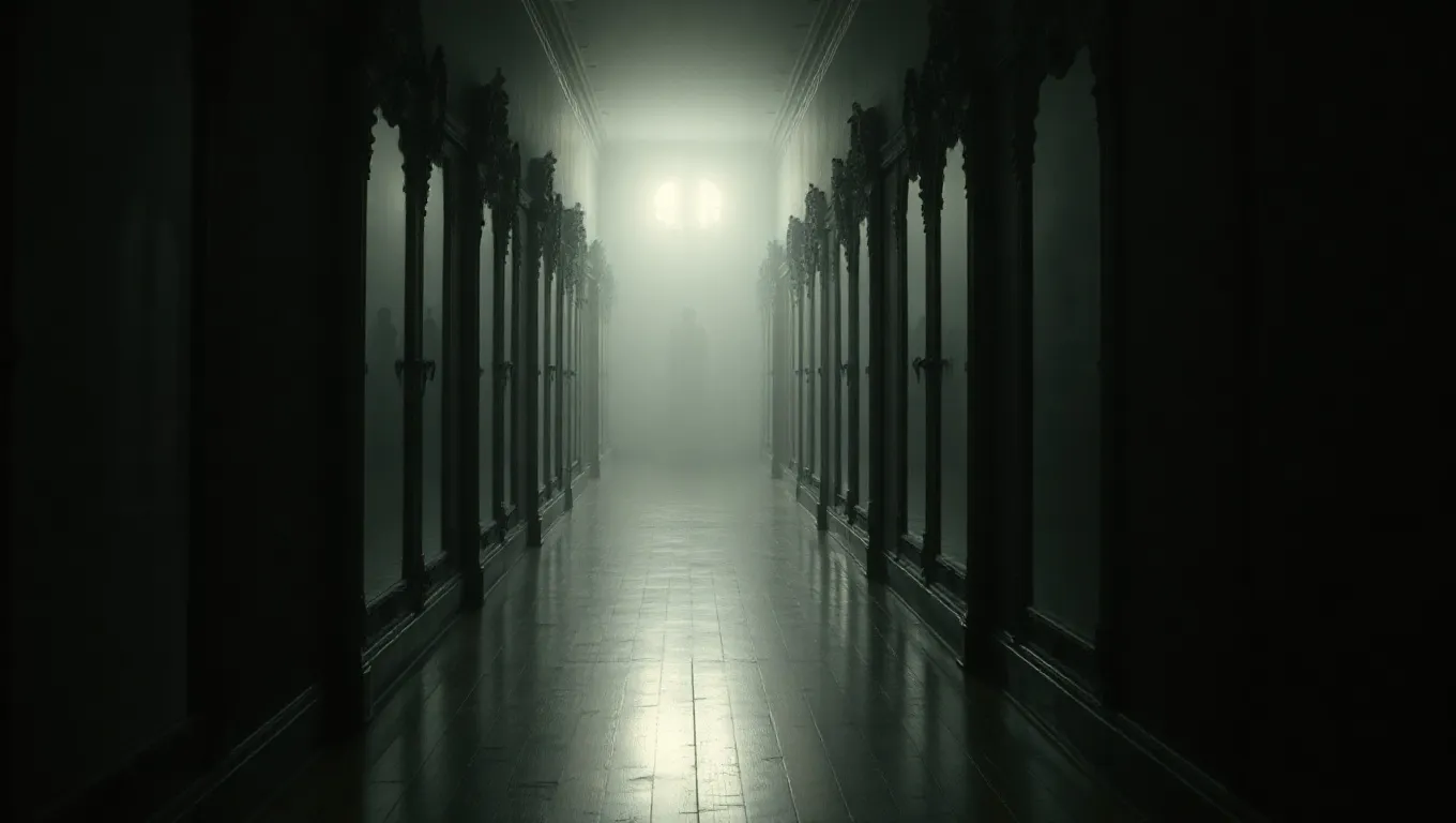 Dream symbol: hallways with mirrors: scenarios: Dream About Hallway Mirrors Reflecting Unseen Entities Dream symbol: hallways with mirrors: scenarios: Dream About Hallway Mirrors Reflecting Unseen Entities