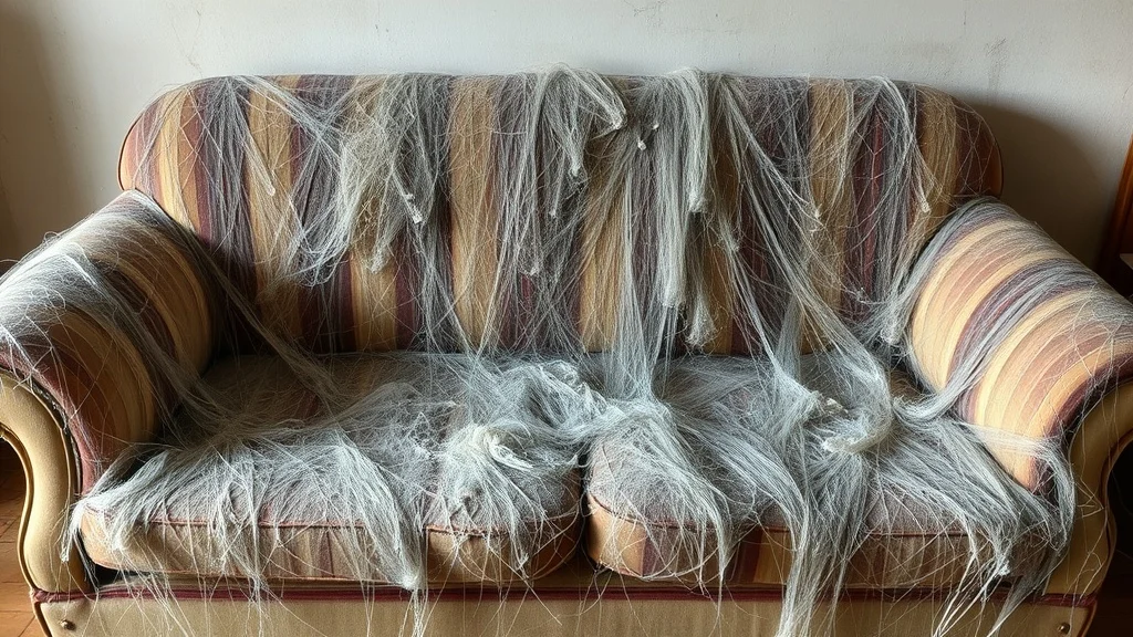 Dream symbol: dusty sofa: scenarios: Dream of a Dusty Sofa Covered in Cobwebs