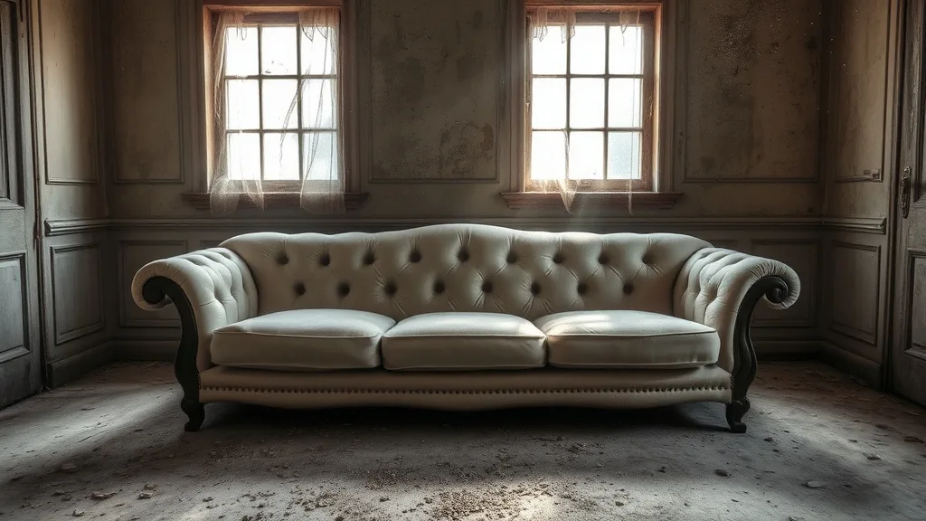 Dream symbol: dusty sofa: symbolism: Expired Dreams