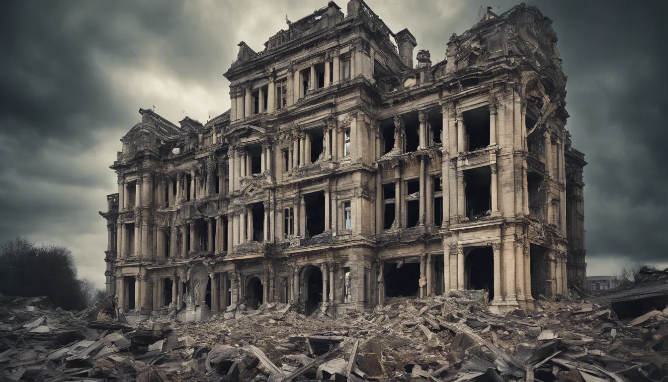 Dream symbol: building collapsing: scenarios: Dream about Building Falling Apart
