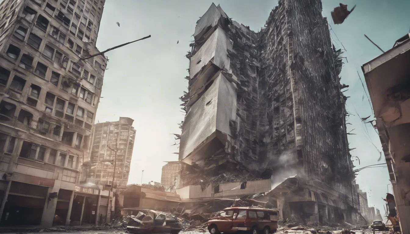 Dream symbol: building collapsing: symbolism: Unresolved Conflicts and Inner Turmoil