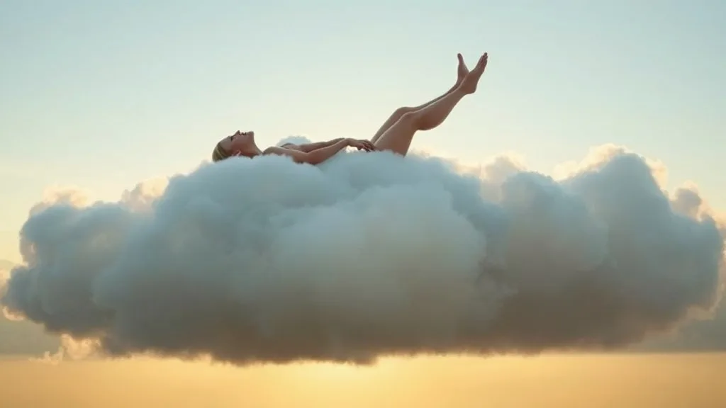 Dream symbol: water floating device: scenarios: Dream of floating on a cloud