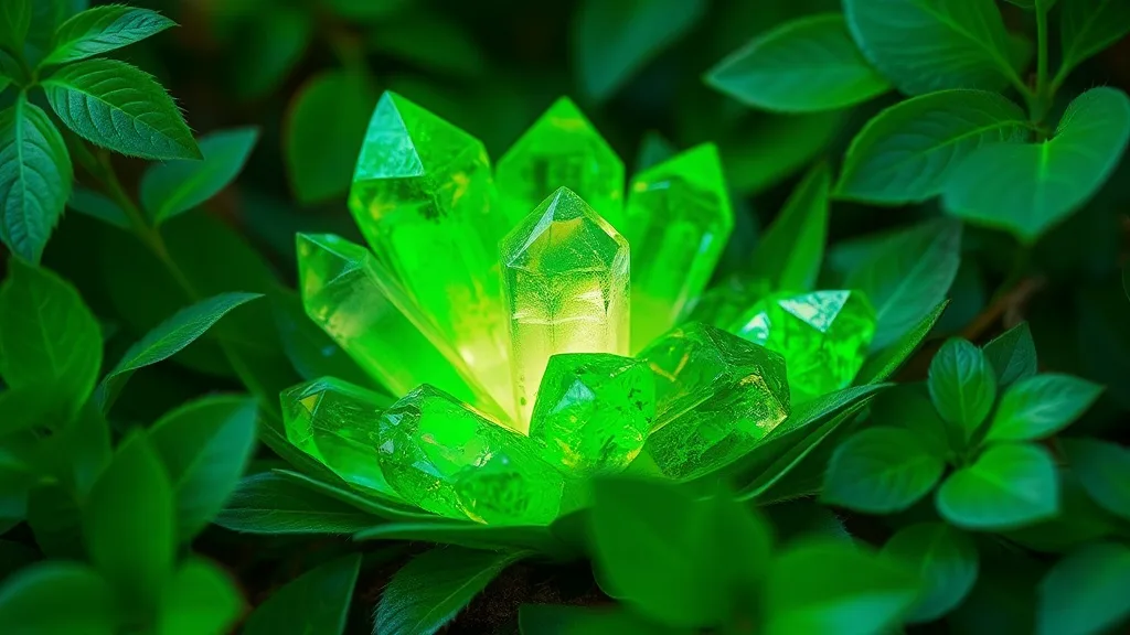Dream symbol: green crystals: intro