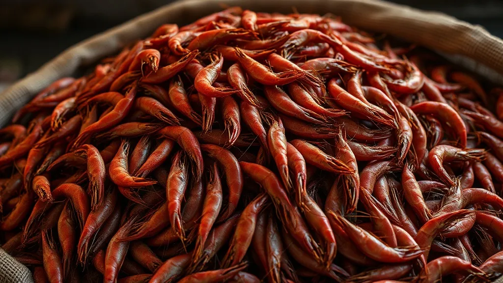 Dream symbol: dried prawns: scenarios: Dream of a Large Quantity of Dried Prawns