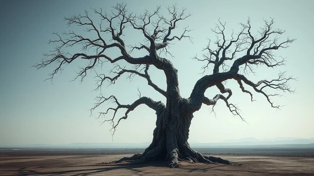 Dream symbol: dried tree: symbolism: Death and Loss