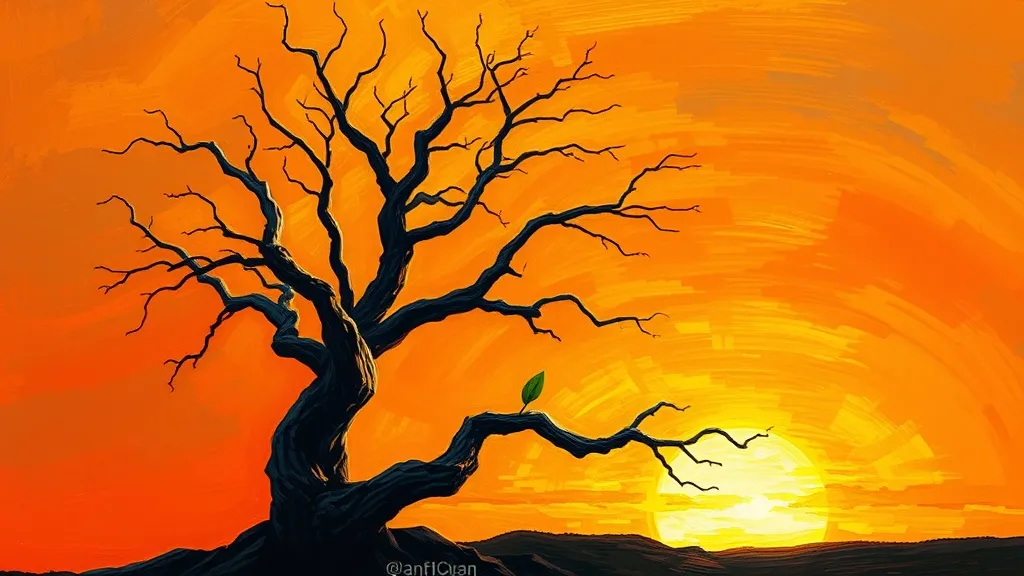 Dream symbol: dried trees: scenarios: Dreaming of feeling hope near a dried tree