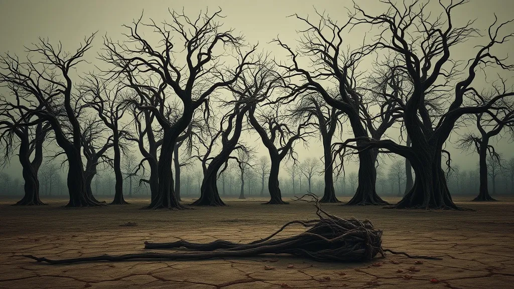 Dream symbol: dried vine trees: symbolism: Withering Relationships