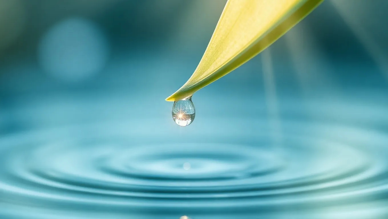 Dream symbol: droplet: symbolism: Symbol of Purification and Cleansing Processes Dream symbol: droplet: symbolism: Symbol of Purification and Cleansing Processes