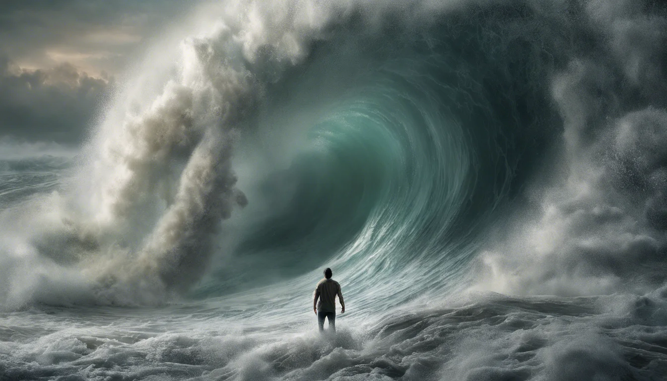 Dream symbol: drowning: scenarios: Dream of drowning in a tsunami