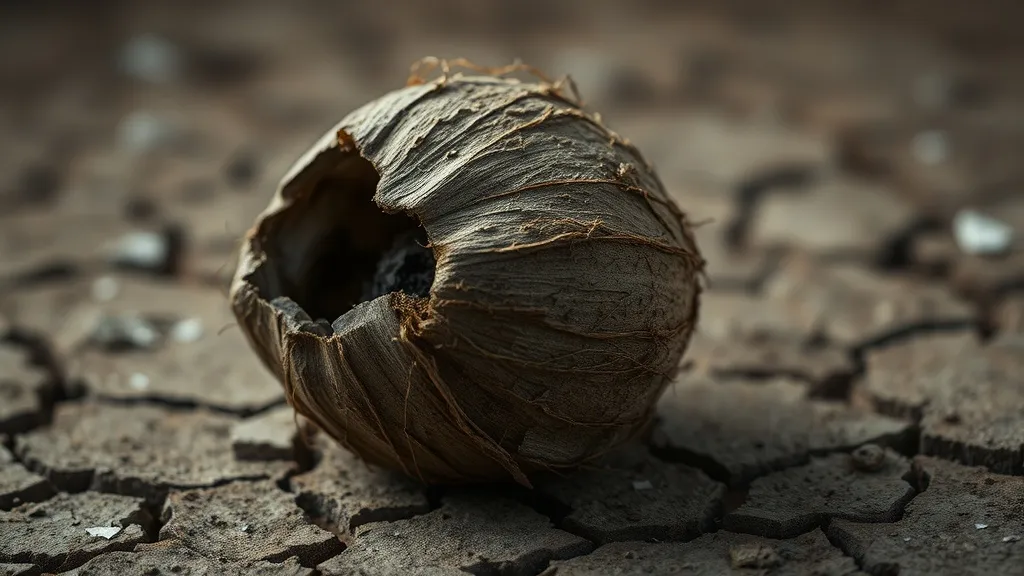 Dream symbol: dry coconut: symbolism: Past Experiences Leaving You Feeling Empty