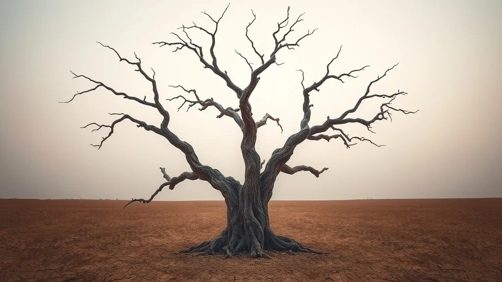 Dream symbol: dry trees: symbolism: Spiritual Stagnation