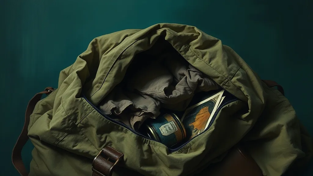 Dream symbol: duffel bag: scenarios: Dream of searching for something in a duffel bag