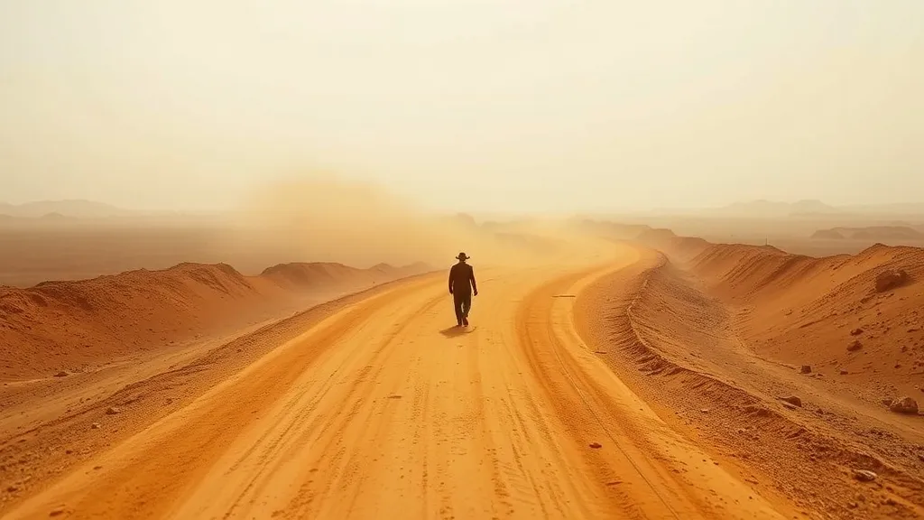 Dream symbol: dusty road: symbolism: A Difficult or Uncomfortable Transition