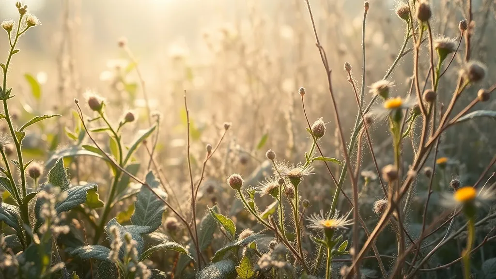 Dream symbol: dusty setting: scenarios: Dream of Dust Covering Nature or Plants