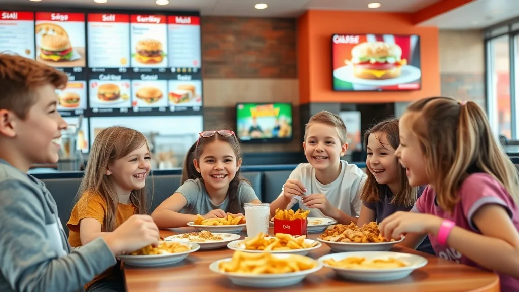 Dream symbol: fast food place: demographics: Children and Teenagers