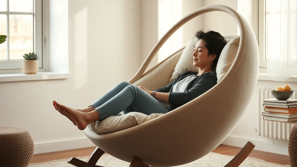 Dream symbol: egg chair: scenarios: Dream of Rocking in an Egg Chair